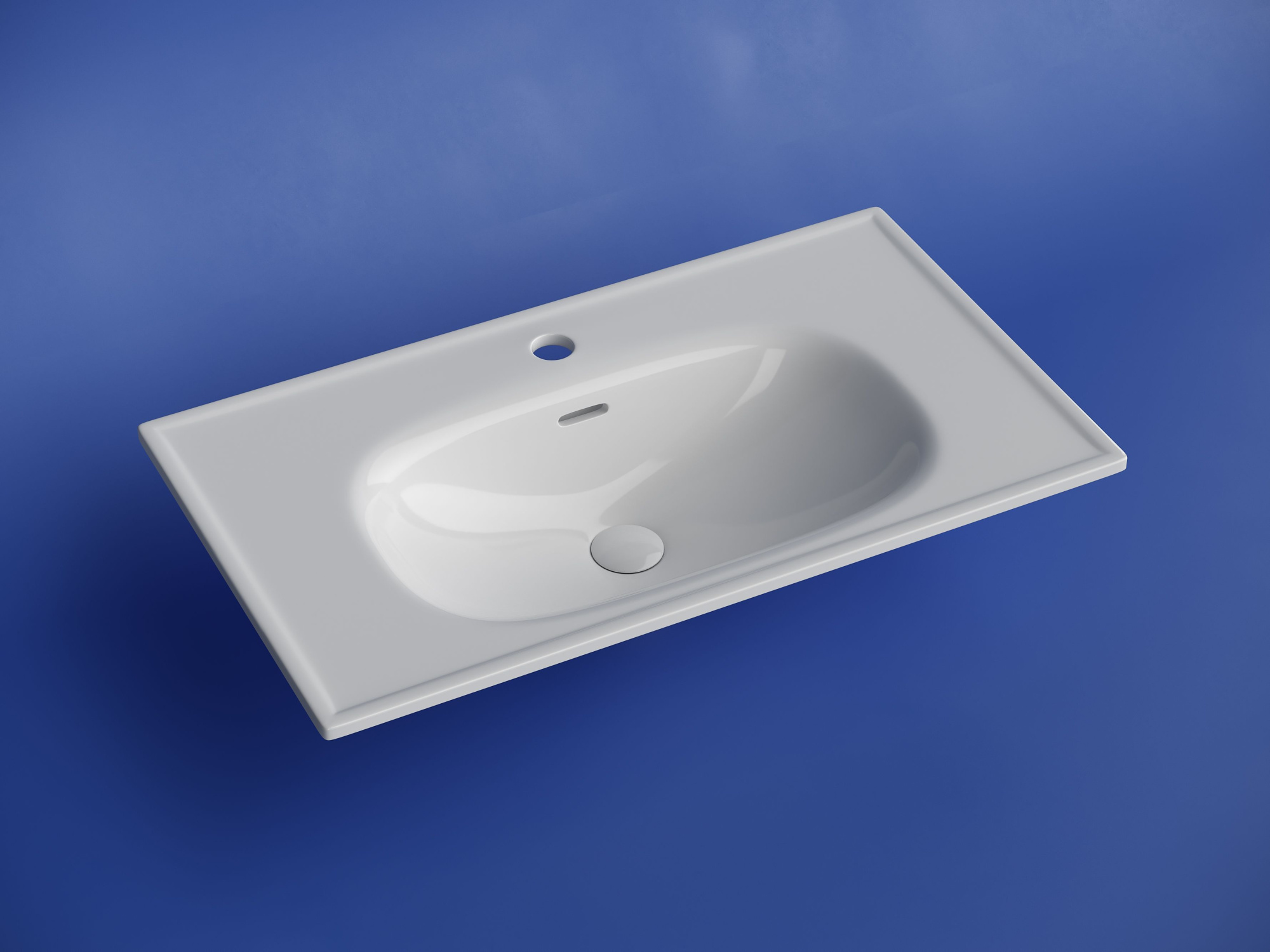 Раковина накладная с отверстием под смеситель CN13002