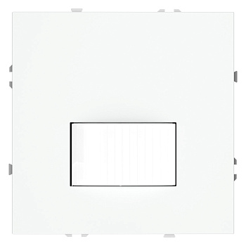 Датчик движения встраиваемый VOLTUM S70, (белый матовый)