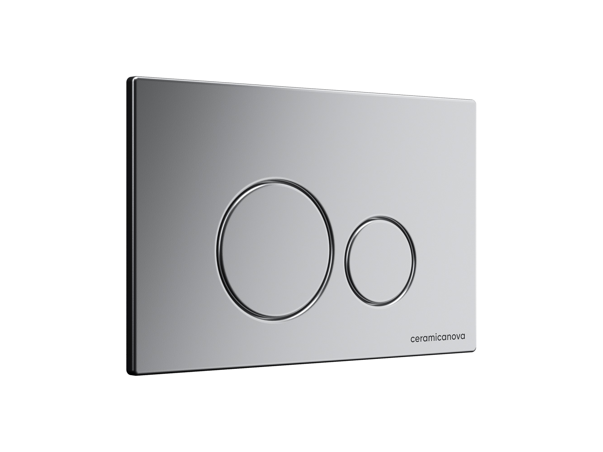 Система инсталляции для унитазов CERAMICANOVA Envision с кнопкой смыва Round цвет хром матовый и креплениями CN1001M