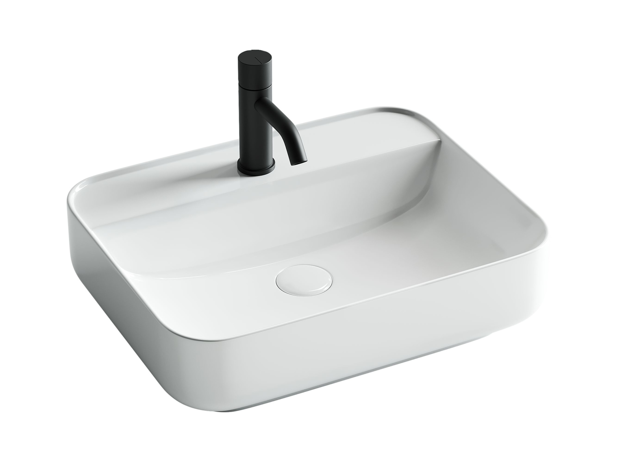 Умывальник чаша накладная прямоугольная CN5015