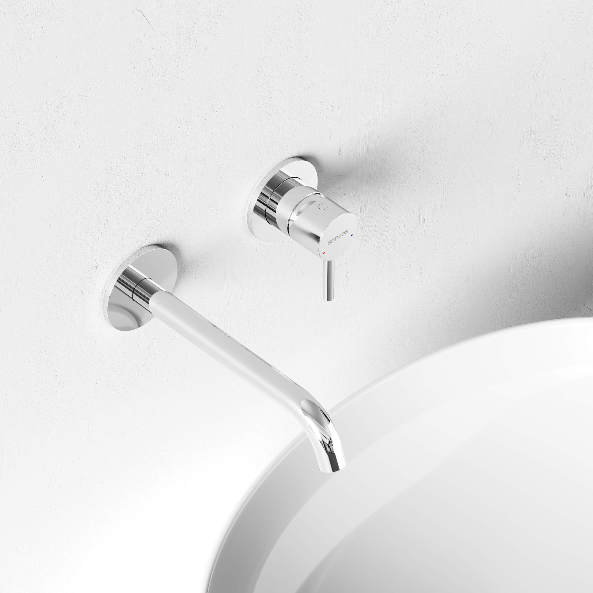 Смеситель для раковины Etna с внутренней частью, хром SC9004CH