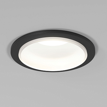 Встраиваемый точечный светильник Elektrostandard 25010/01 Черный