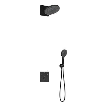 Душевая система Vincea Inspire VSFW-3I21MT5MB встраиваемая в стену цвет черный матовый