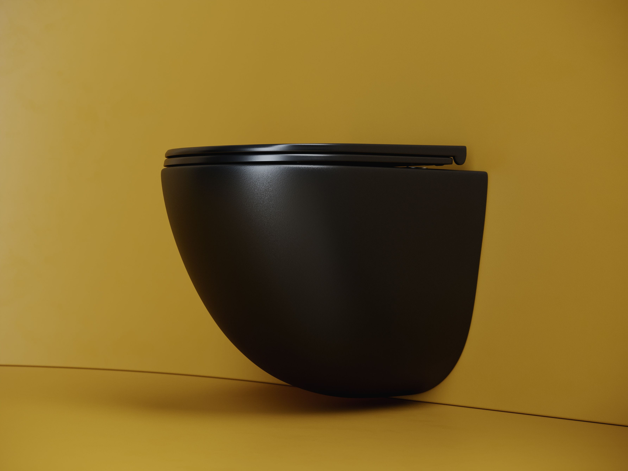 Подвесной унитаз Vogue Торнадо безободковый CN4008TMB