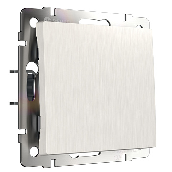 Выключатель одноклавишный (перламутровый рифленый) Werkel