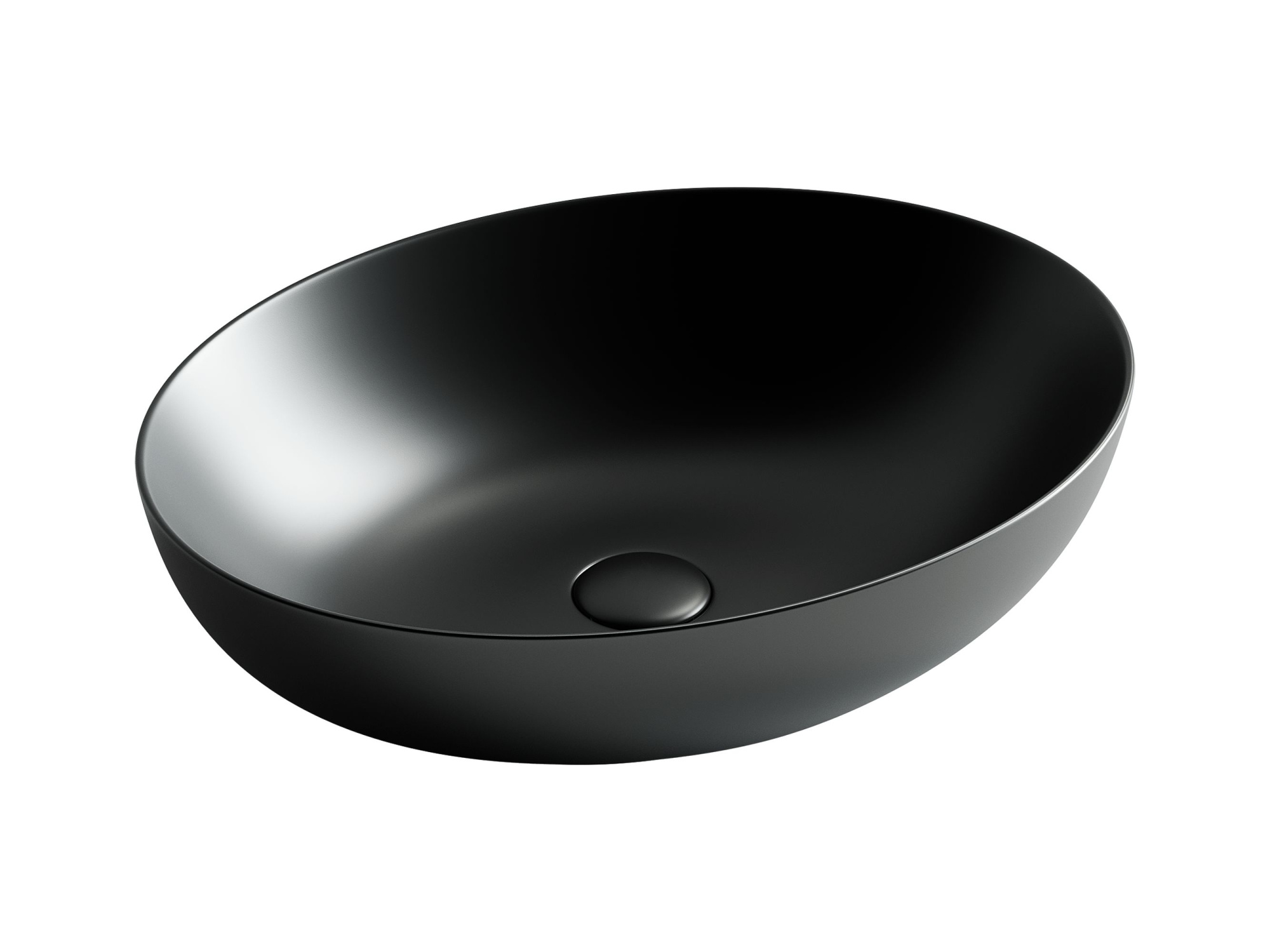 Умывальник чаша накладная овальная CN6017MB