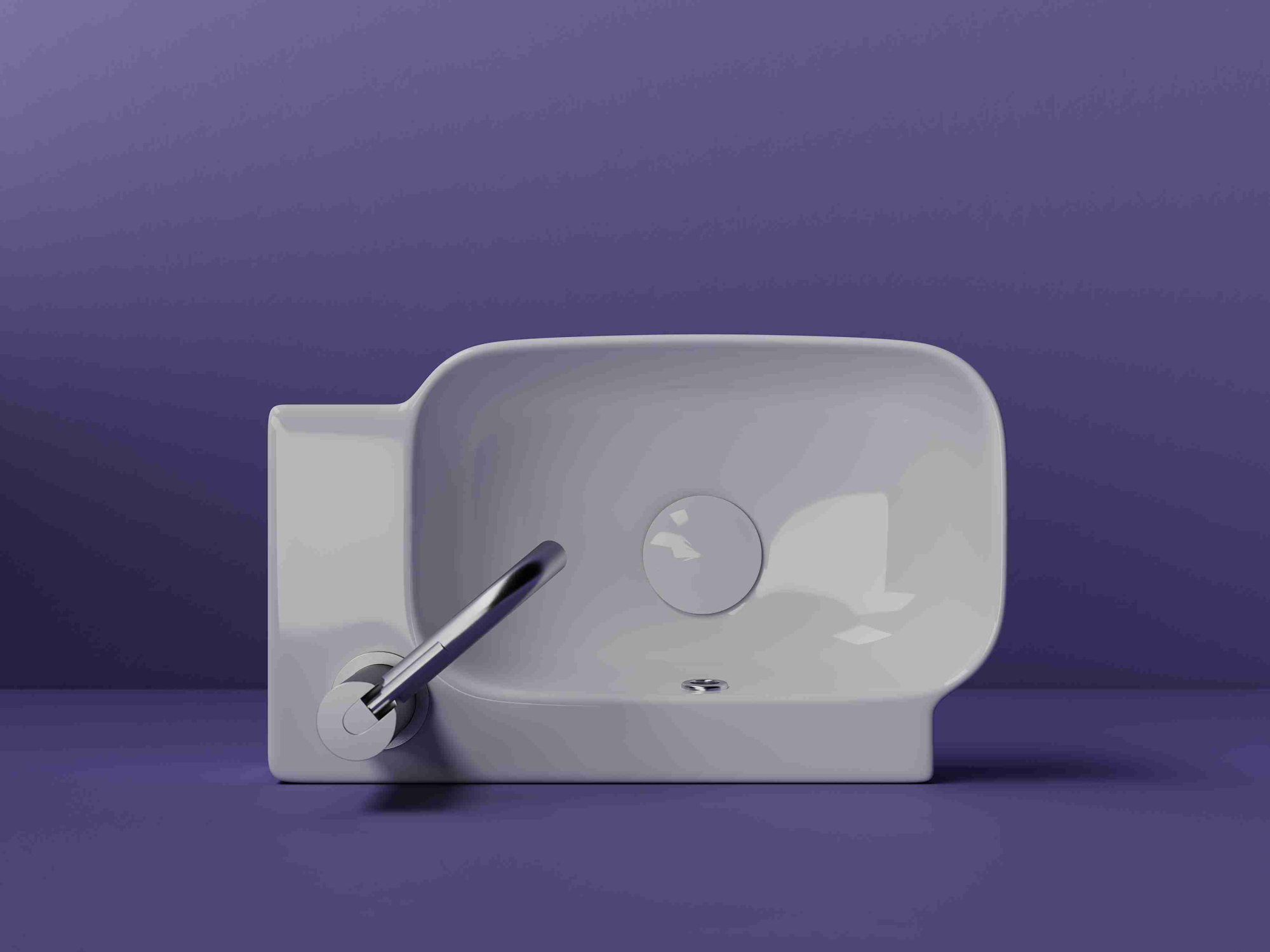 Рукомойник подвесной прямоугольный CN6074L