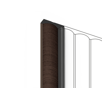 Финишный молдинг LF139A BR354 HIWOOD