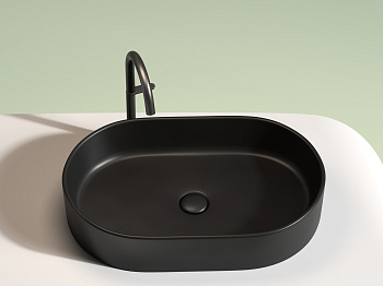 Умывальник чаша накладная овальная CN6048MB