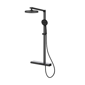 Душевая стойка Vincea Aspire VSFS-4AS1MB настенная цвет черный