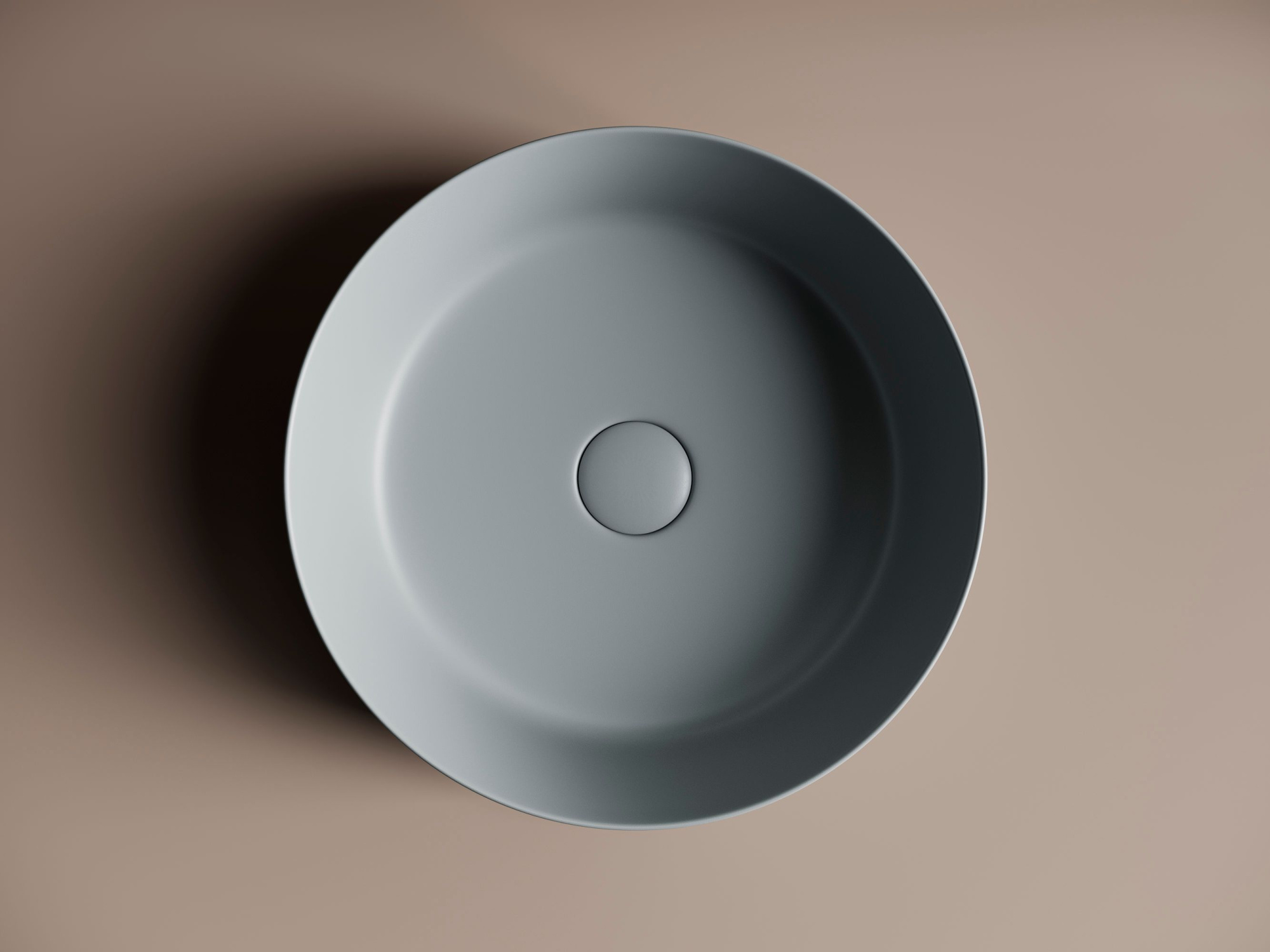 Умывальник чаша накладная круглая CN6022MH