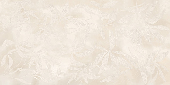 60x120 ArtWall Цветы Слоновая Кость Матовый