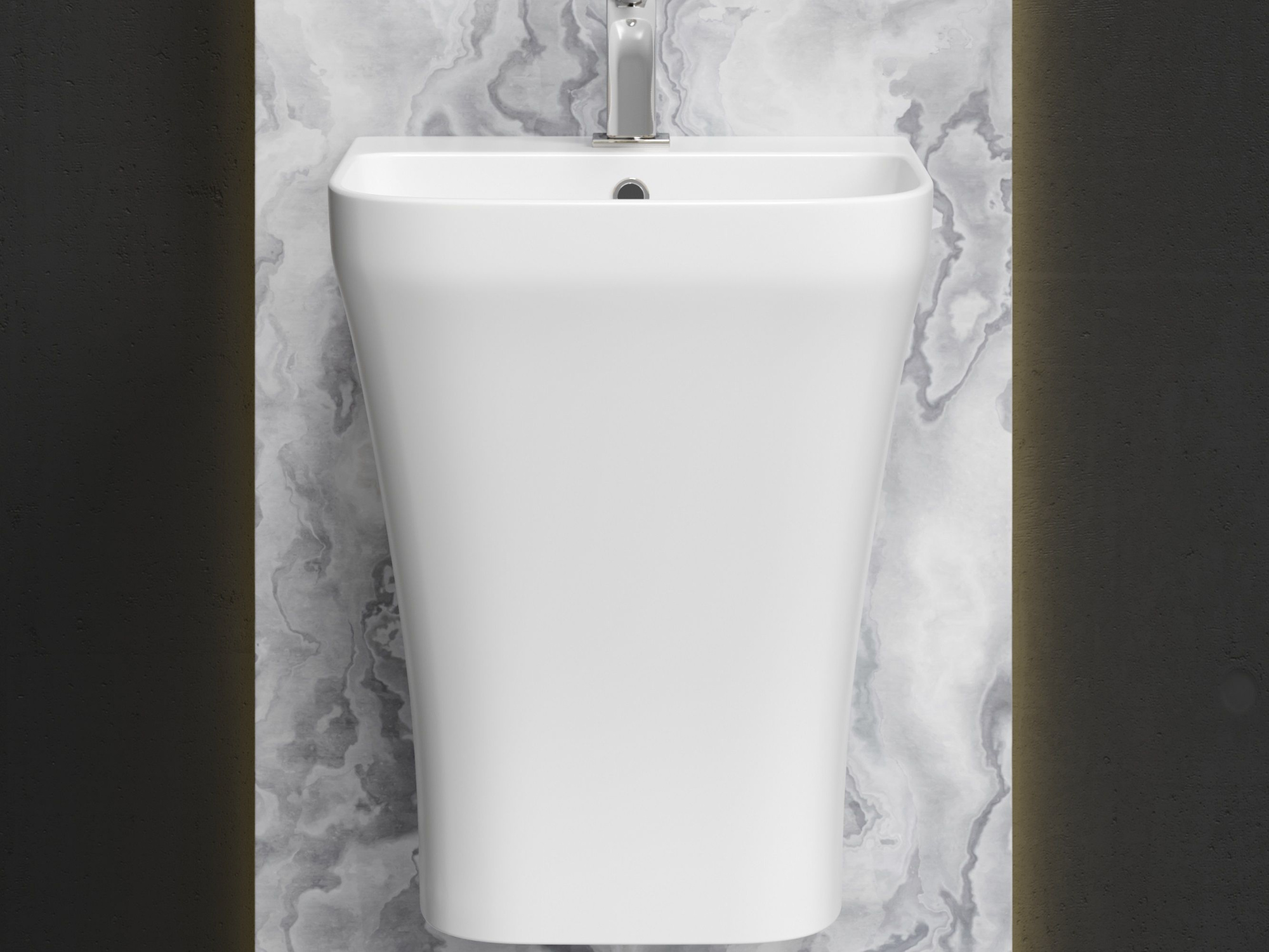 Раковина моноблок подвесная CN6067