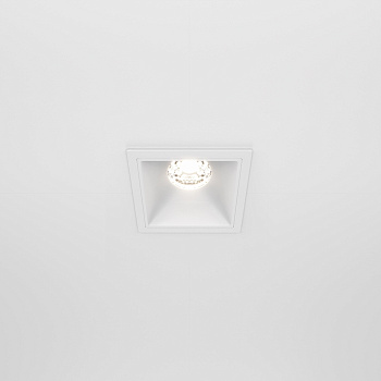 Встраиваемый светильник Maytoni Alfa LED 4000K 10Вт 36° DL043-01-10W4K-SQ-W