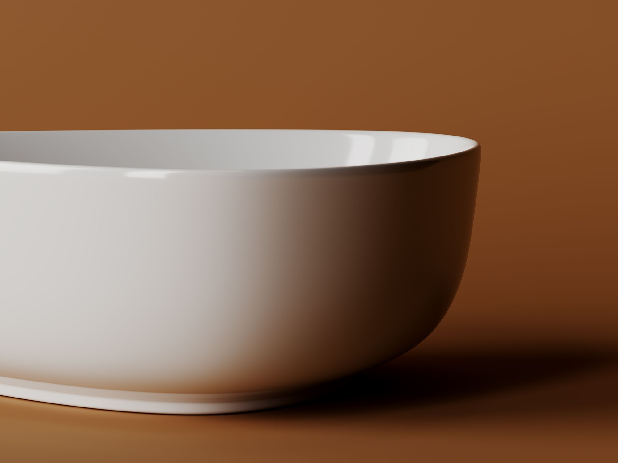 Умывальник чаша накладная ассиметричной формы CN5026