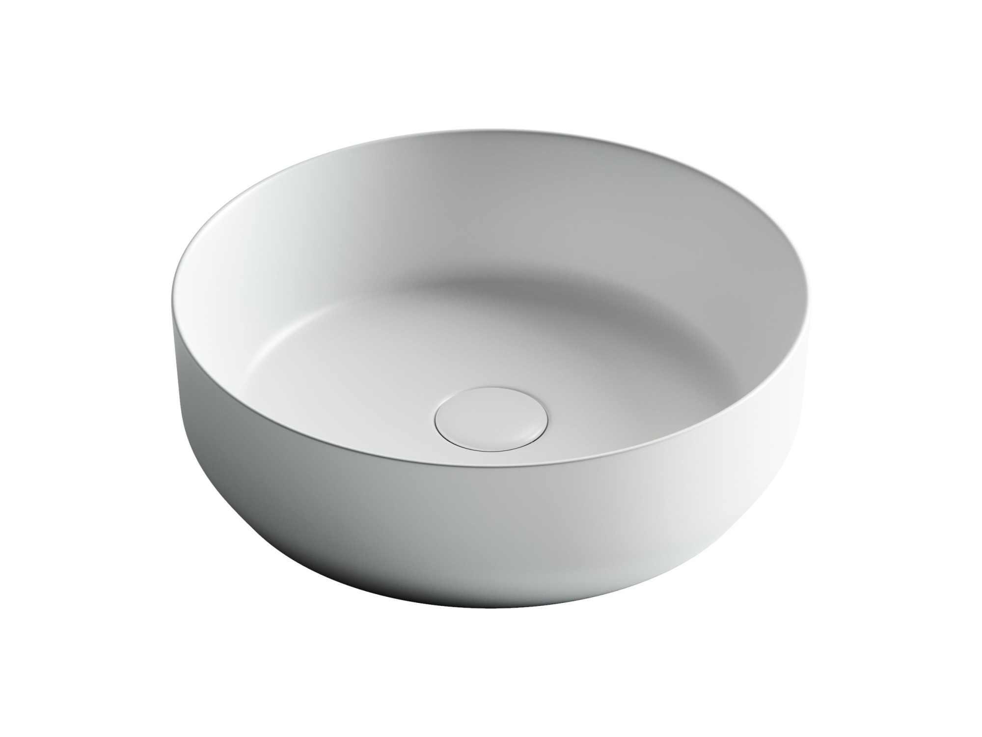 Умывальник чаша накладная круглая CN6022MW