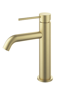 Смеситель Vincea City VBF-2C1BG на раковину брашированное золото