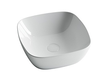 Умывальник чаша накладная квадратная CN5006