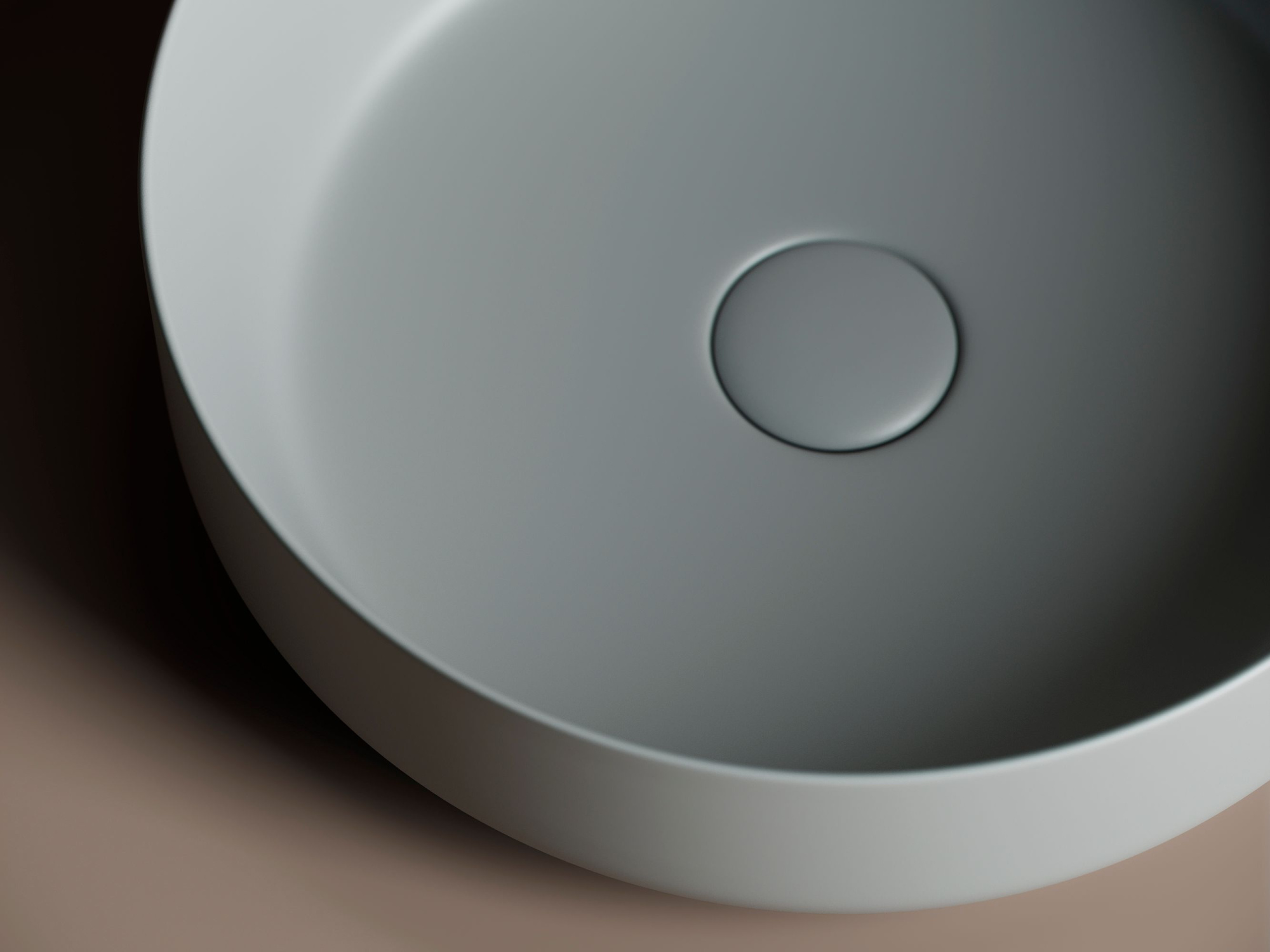 Умывальник чаша накладная круглая CN6022MH