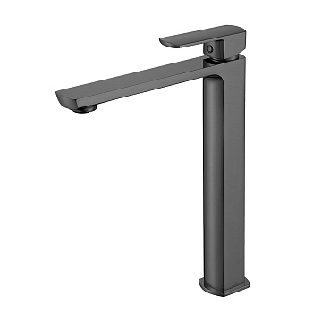 Смеситель Vincea Next VBF-1N2GM на столешницу вороненая сталь