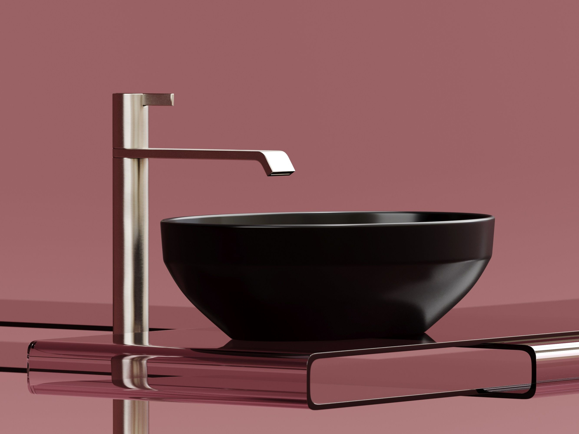 Умывальник чаша накладная овальная CN6056MB