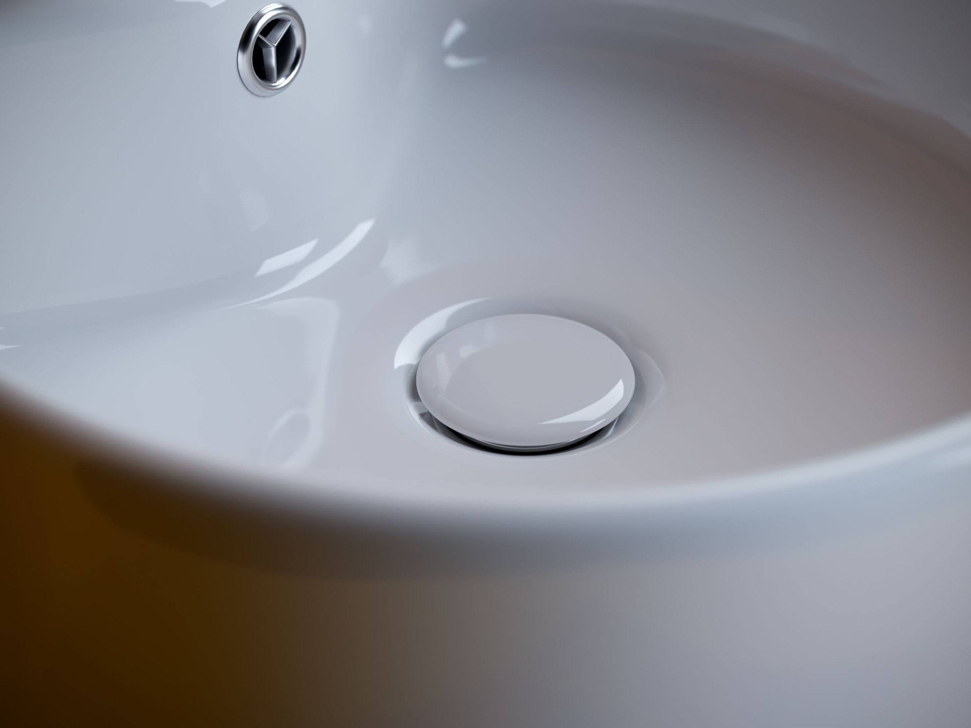 Умывальник чаша накладная круглая CN5027