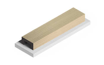 Декоративная рейка LB40 G372 HIWOOD