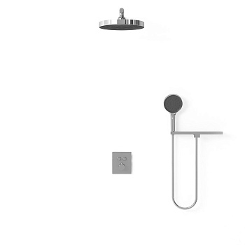 Душевая система Vincea VSFW-3I21T2RCH встраиваемая в стену цвет хром