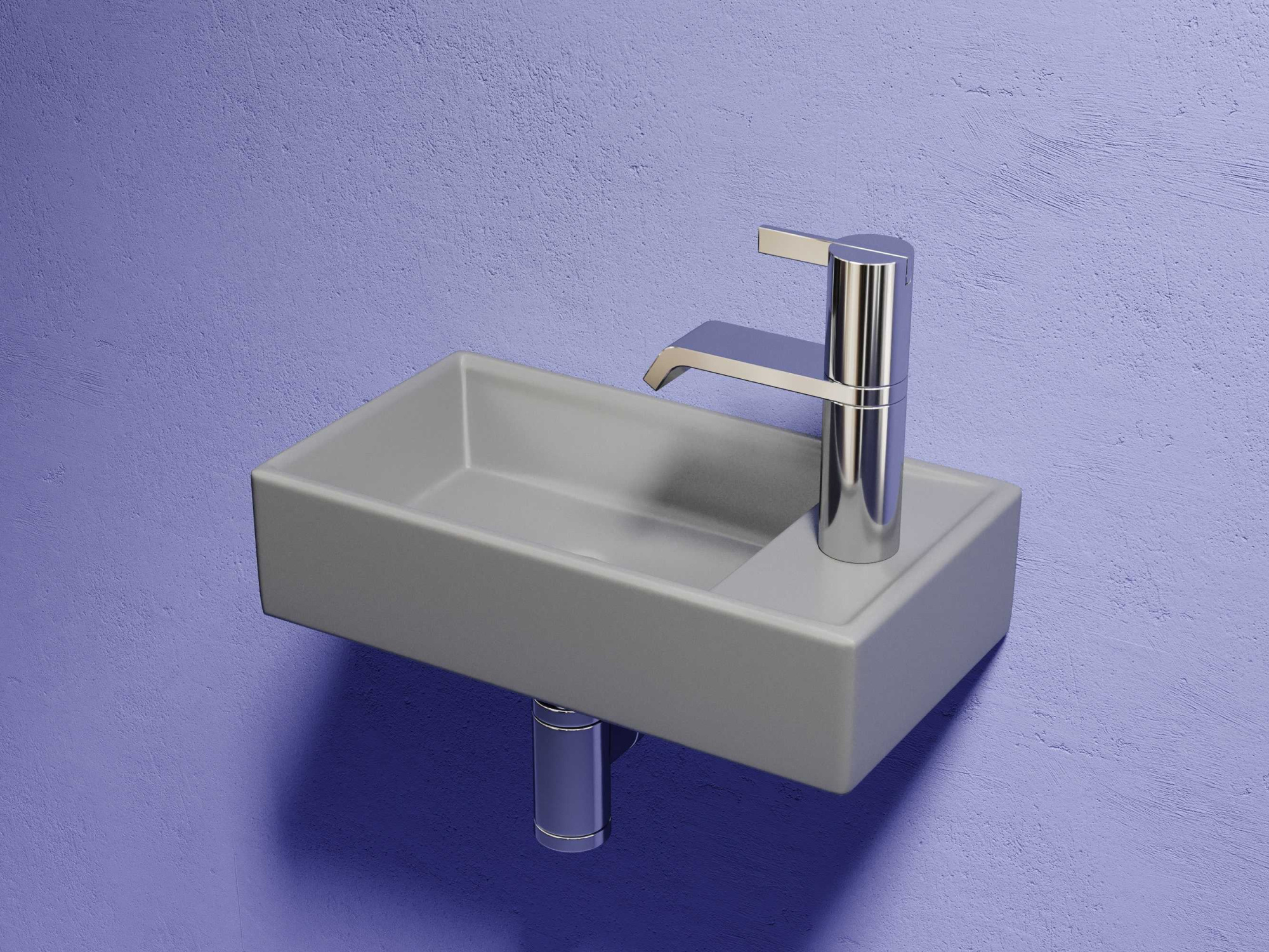 Умывальник подвесной прямоугольный CN6051LMH