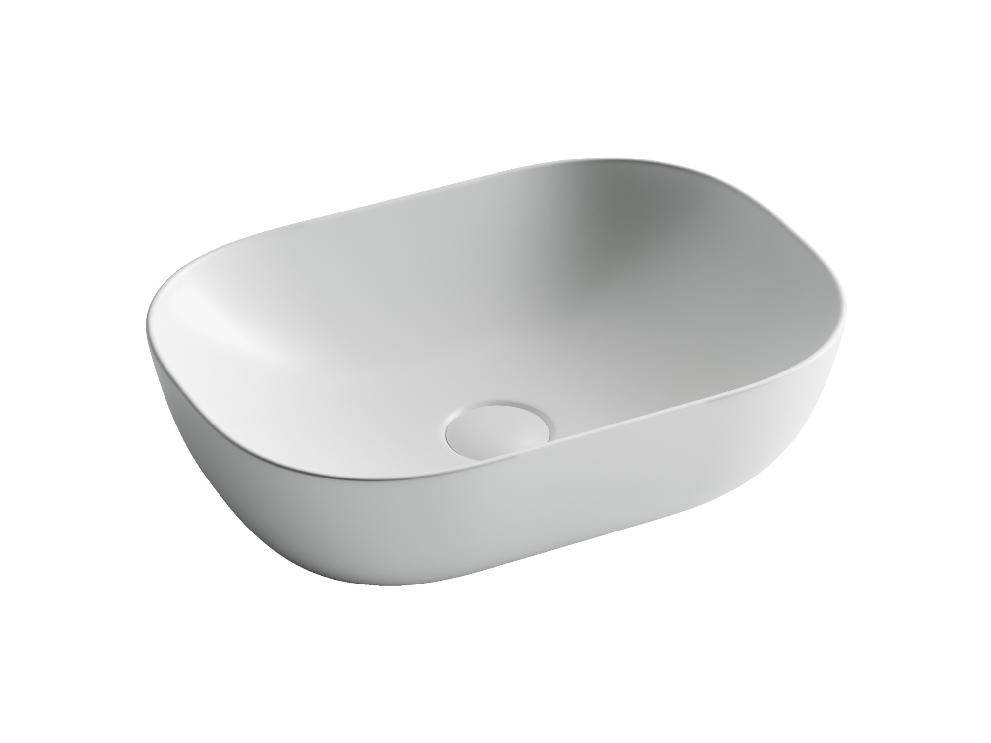 Умывальник чаша накладная прямоугольная CN6009MW