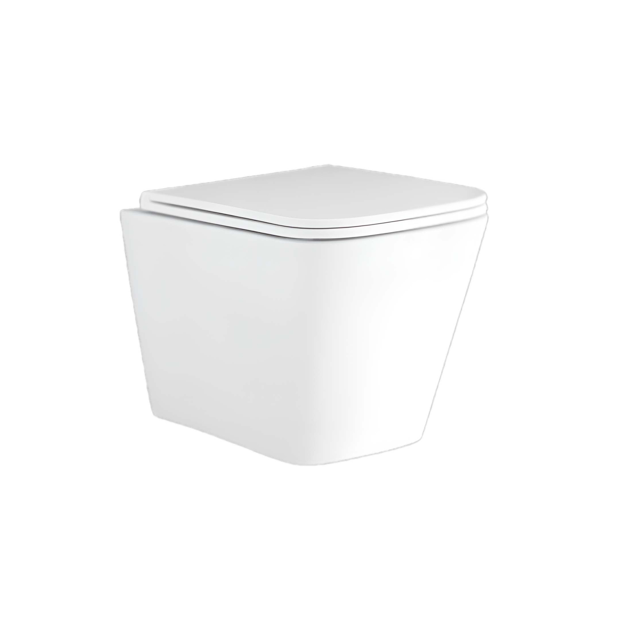 Унитаз подвесной безободковый Aquatek ДЕЛЬТА AQ1911-00 480*350*320 с сиденьем Soft Close