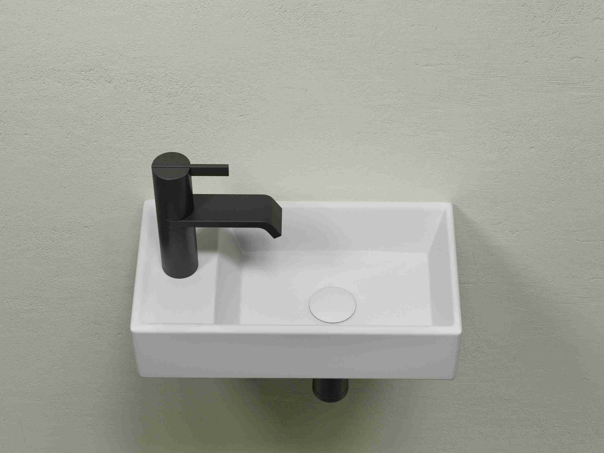 Умывальник подвесной прямоугольный CN6051RMW