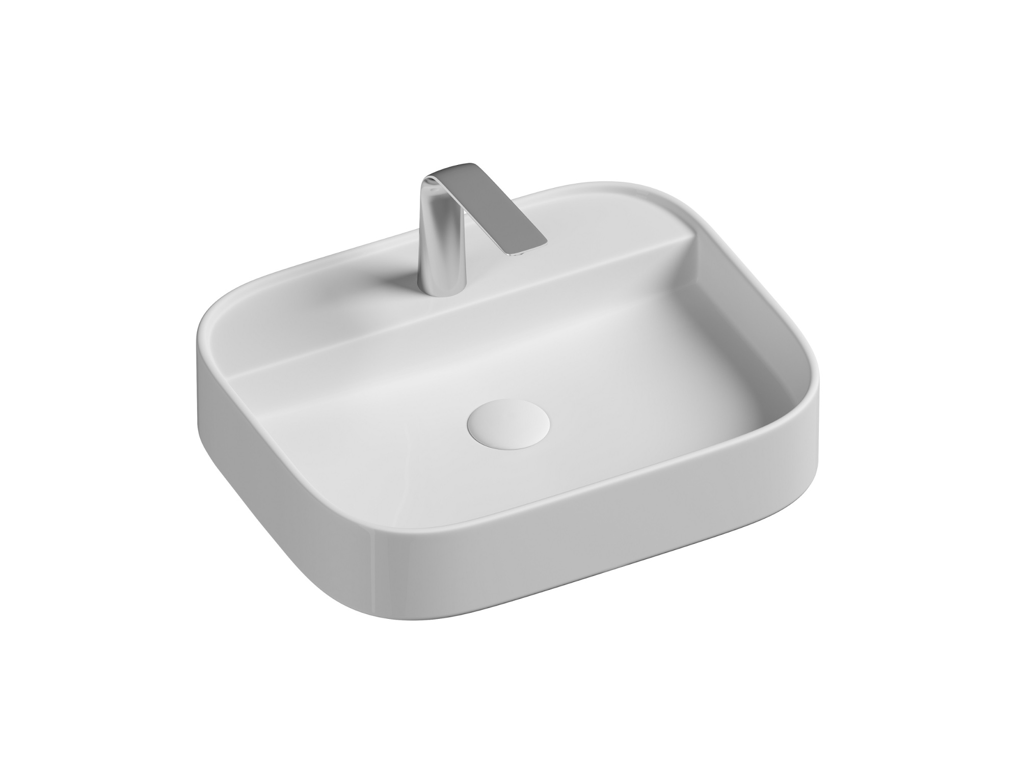 Умывальник чаша накладная прямоугольная CN6034