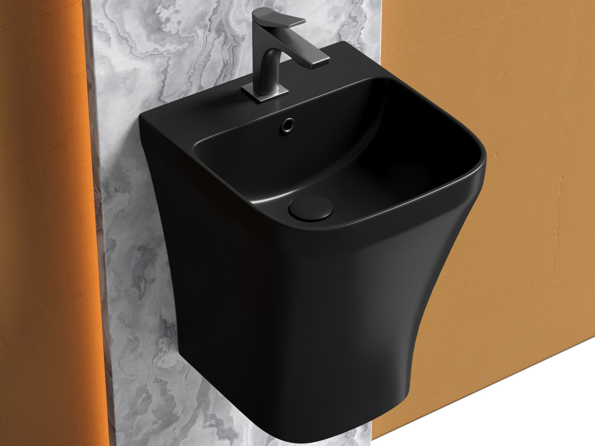 Раковина моноблок подвесная DION CN6067MB