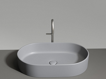 Умывальник чаша накладная овальная CN6048MH
