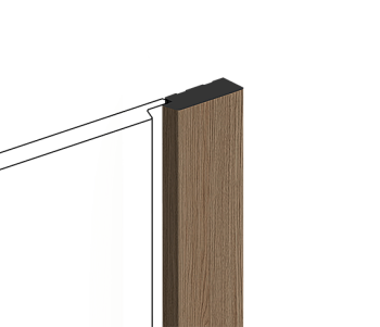 Финишный молдинг LF124B BR417 HIWODD