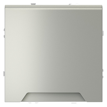 Розетка встраиваемая VOLTUM S70 с заземлением, защитными шторками и крышкой 16А, (сталь)