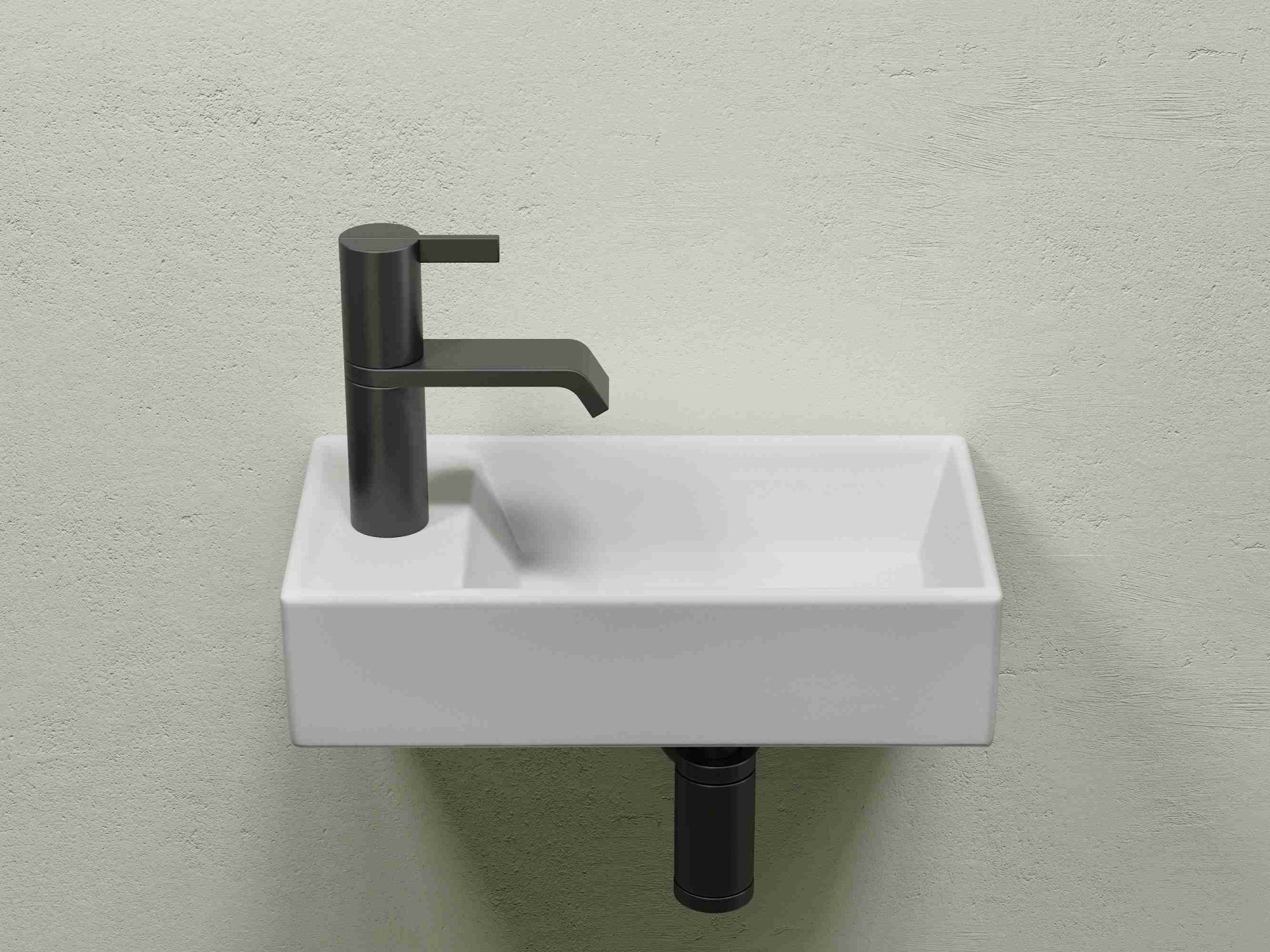 Умывальник подвесной прямоугольный CN6051RMW