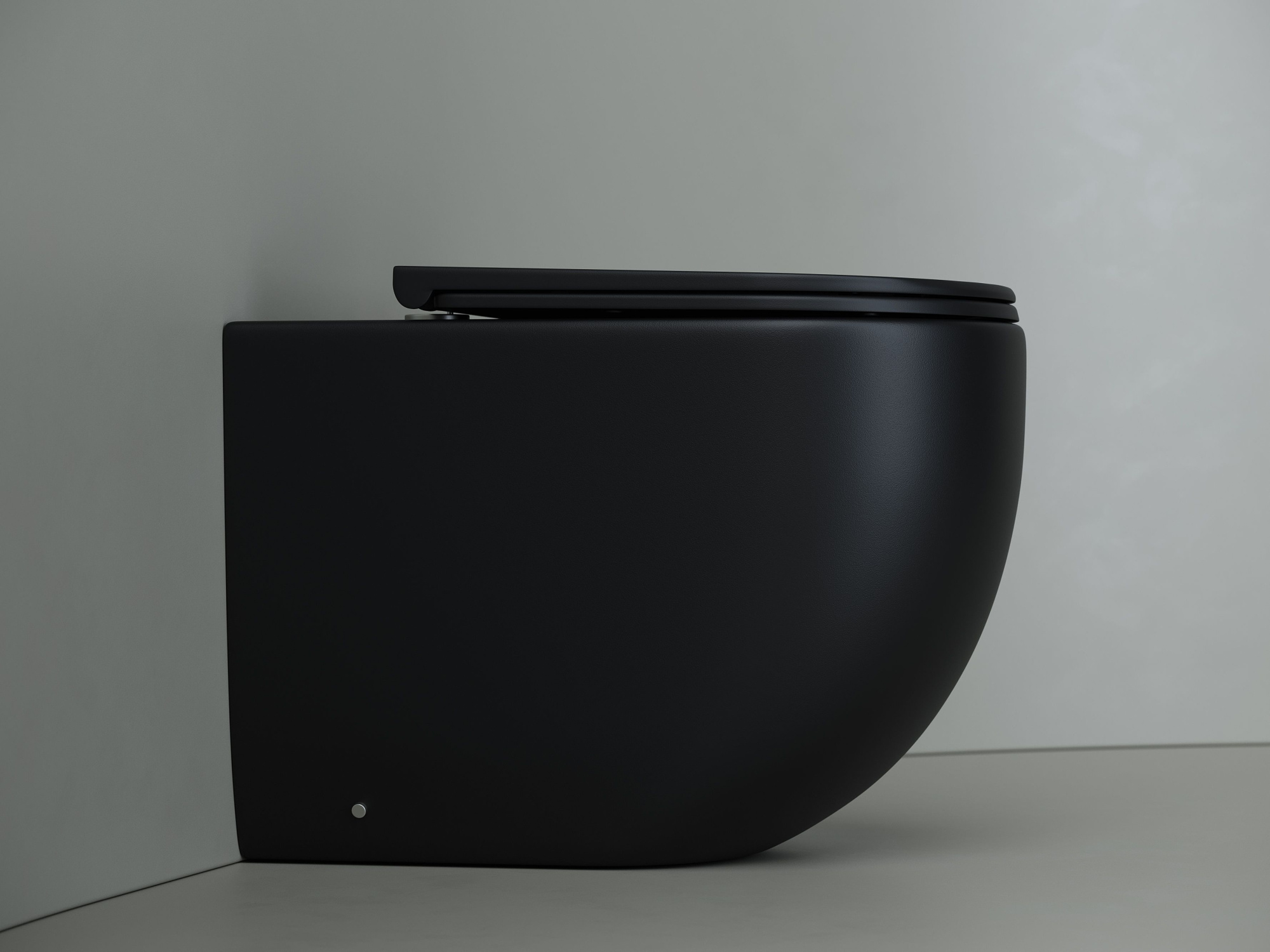Напольный приставной унитаз Metropol Rimless CN4004MB