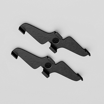 Фиксатор для накладного монтажа Exility черный, 2шт Maytoni TRA034HS-21B