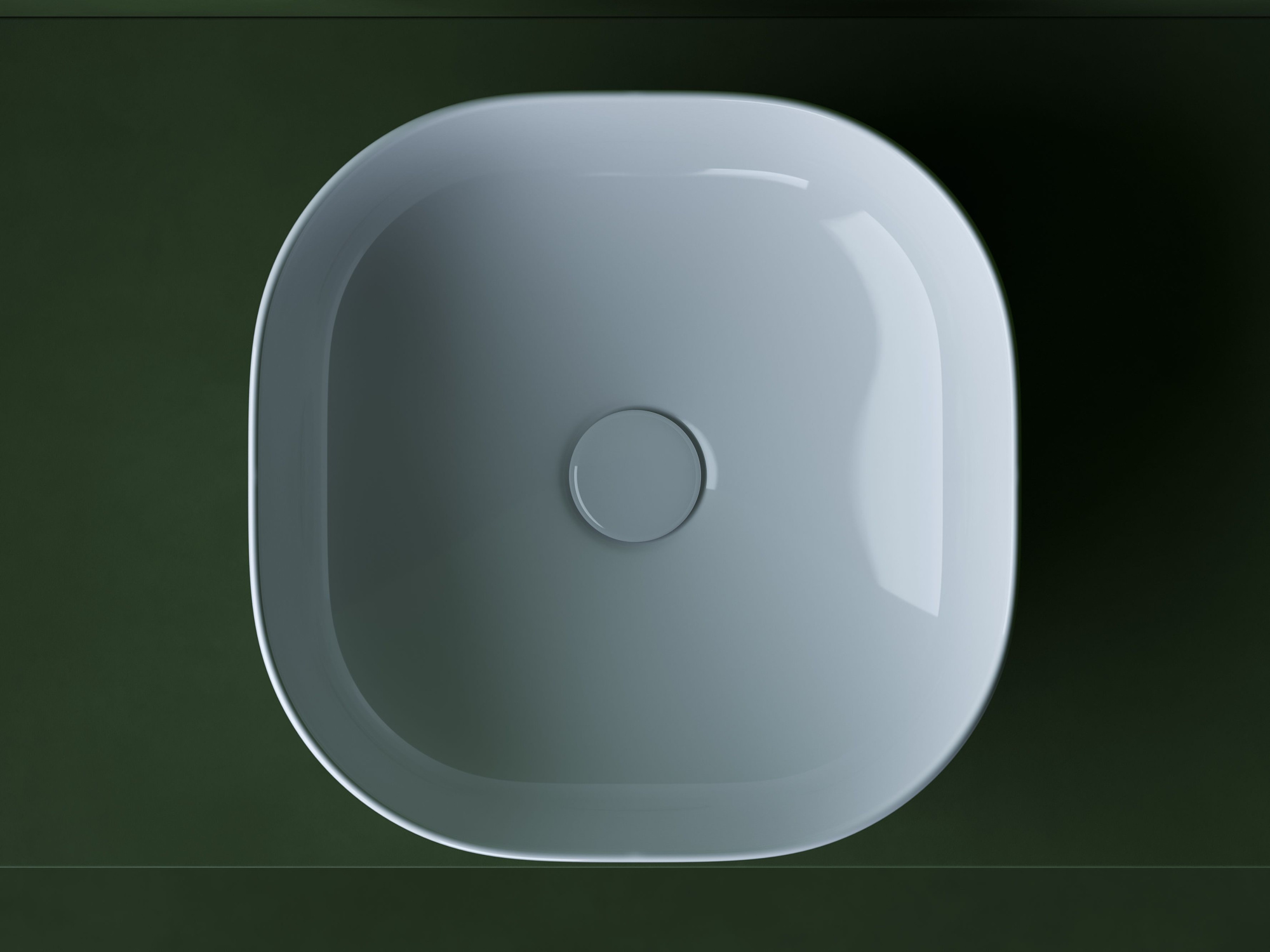 Умывальник чаша накладная квадратная CN5032