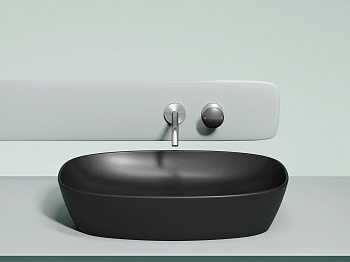Умывальник чаша накладная овальная CN6049MB