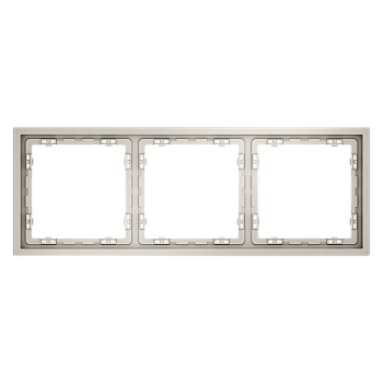 Рамка пластиковая VOLTUM S70 на 3 поста, (кашемир)