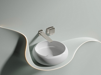 Умывальник чаша накладная круглая CN6050