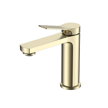 Смеситель Vincea Arco VBF-4AR01BG на раковину брашированное золото