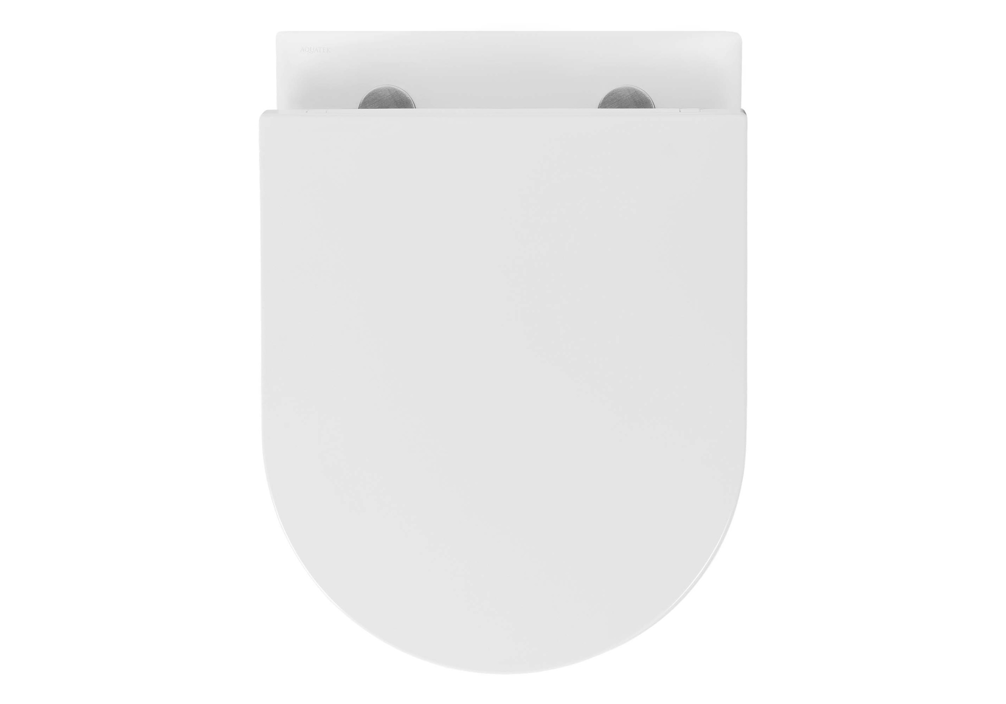 Унитаз подвесной безободковый Aquatek КЛАССИК AQ1112T-00, смыв торнадо 490*365*340 с легкосъемным сиденьем Soft Close