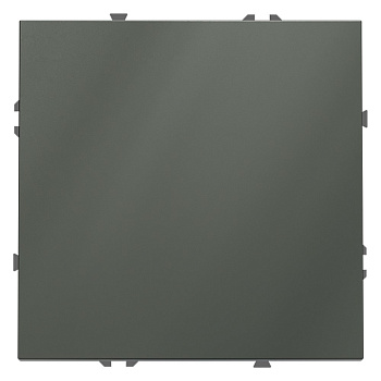 Проходной переключатель встраиваемый VOLTUM S70 одноклавишный 10А, (титан)