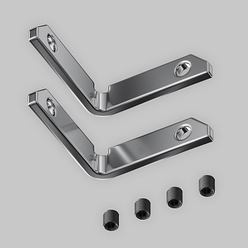 Комплект уголков вертикальных (2соединителя + 4 винта) для профиля TRA034ICL-MP-1