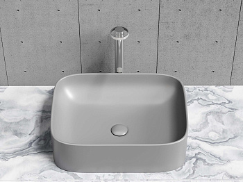 Умывальник чаша накладная прямоугольная CN6052MH