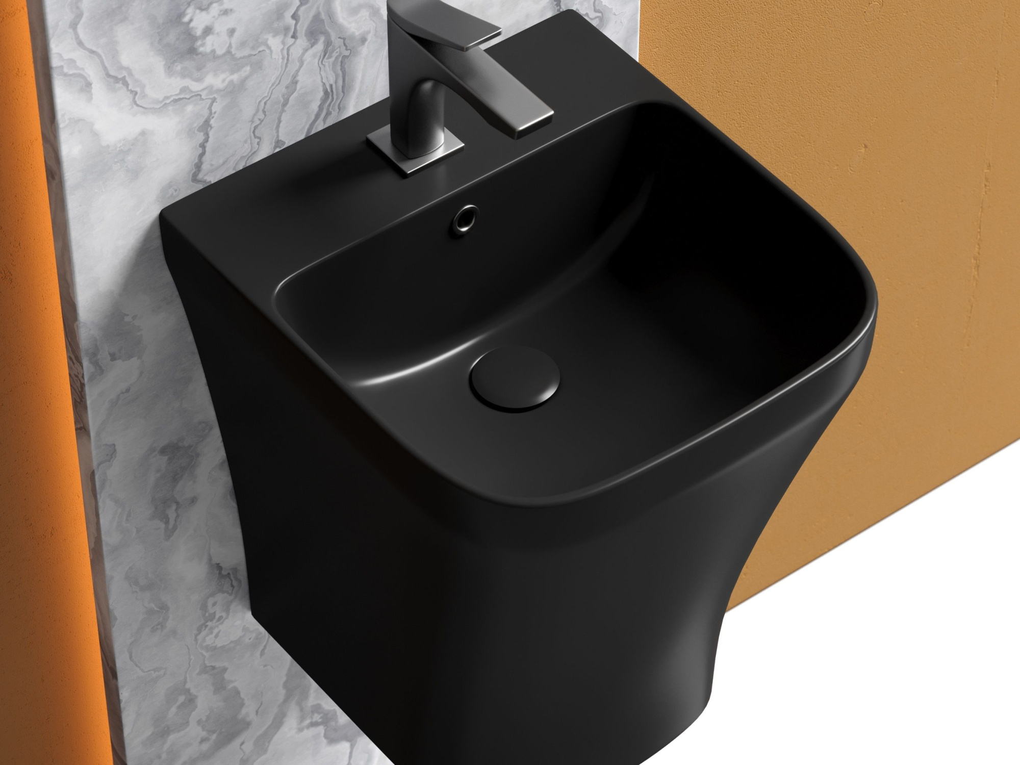 Раковина моноблок подвесная DION CN6067MB